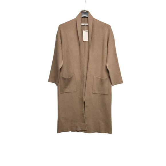 Mango Oversized Knitted Coat With Pockets Womens XS Coatigan Sweater Oversized - Picture 1 of 7